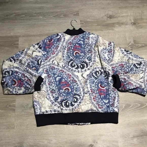 Free People Daytrip Printed Bomber Jacket - Picture 6 of 7